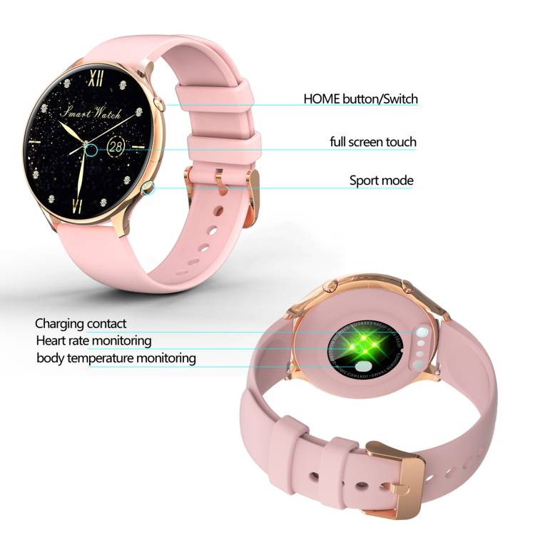 Multifunctioneel Horloge - Roos