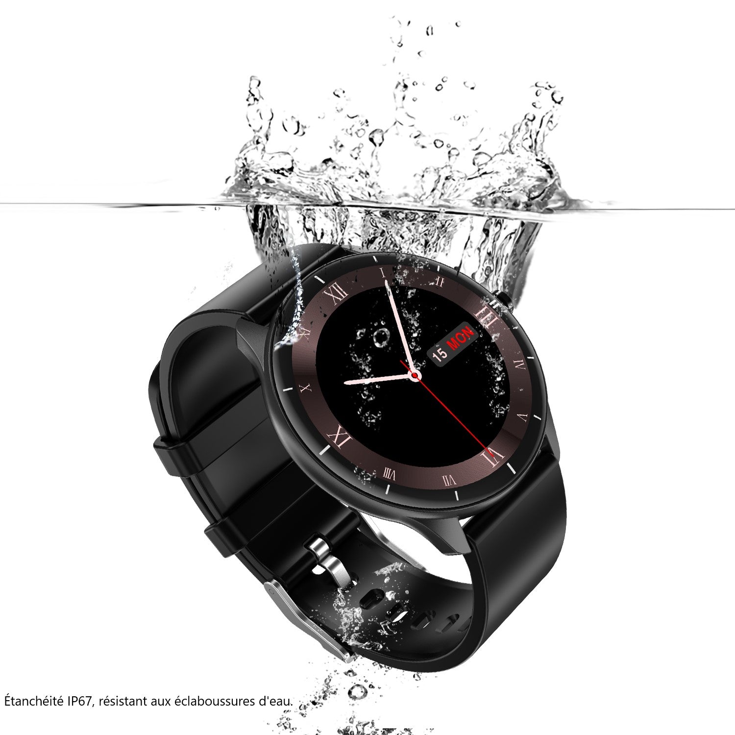 Multifunctioneel Horloge - Zwart