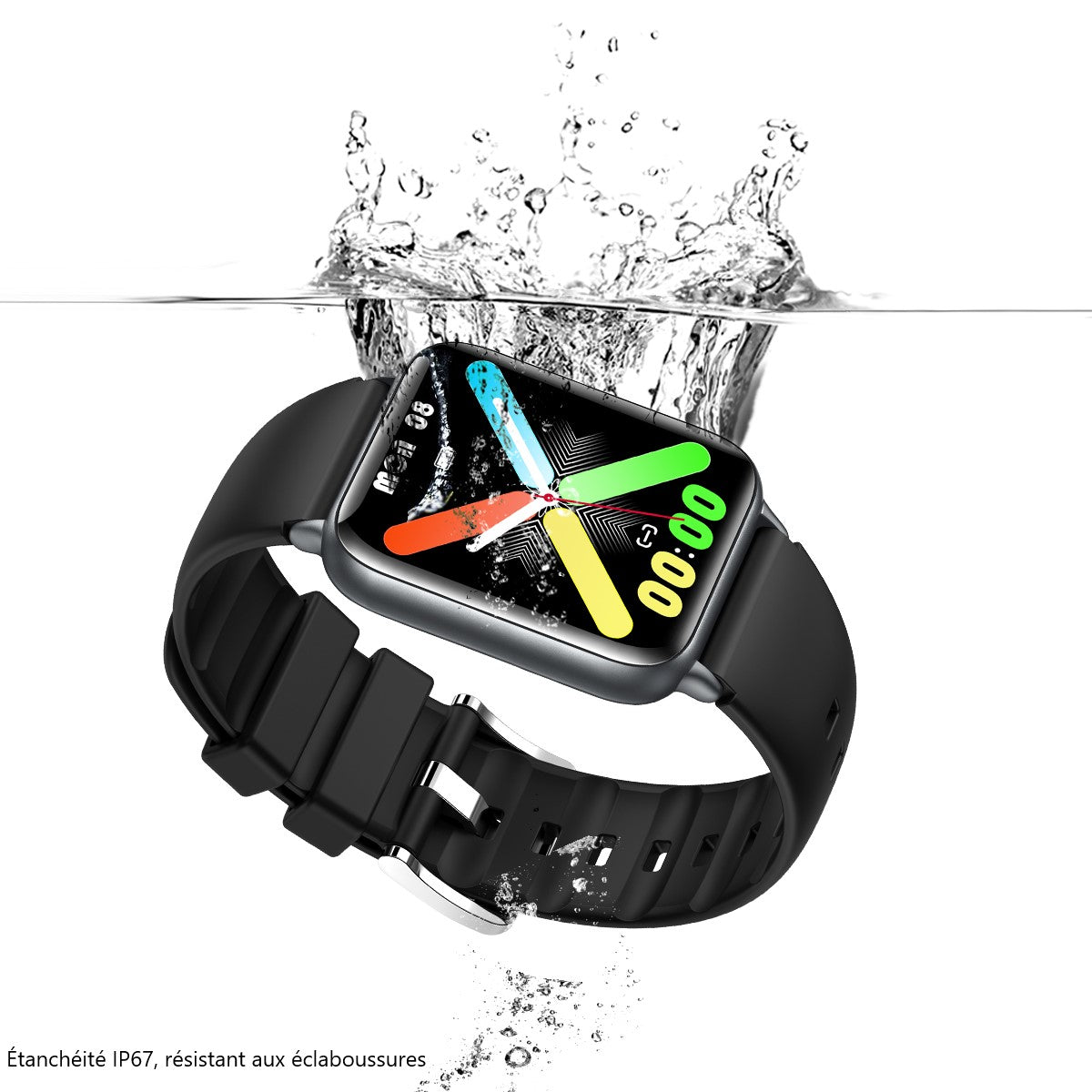 Multifunctioneel Horloge - Zwart