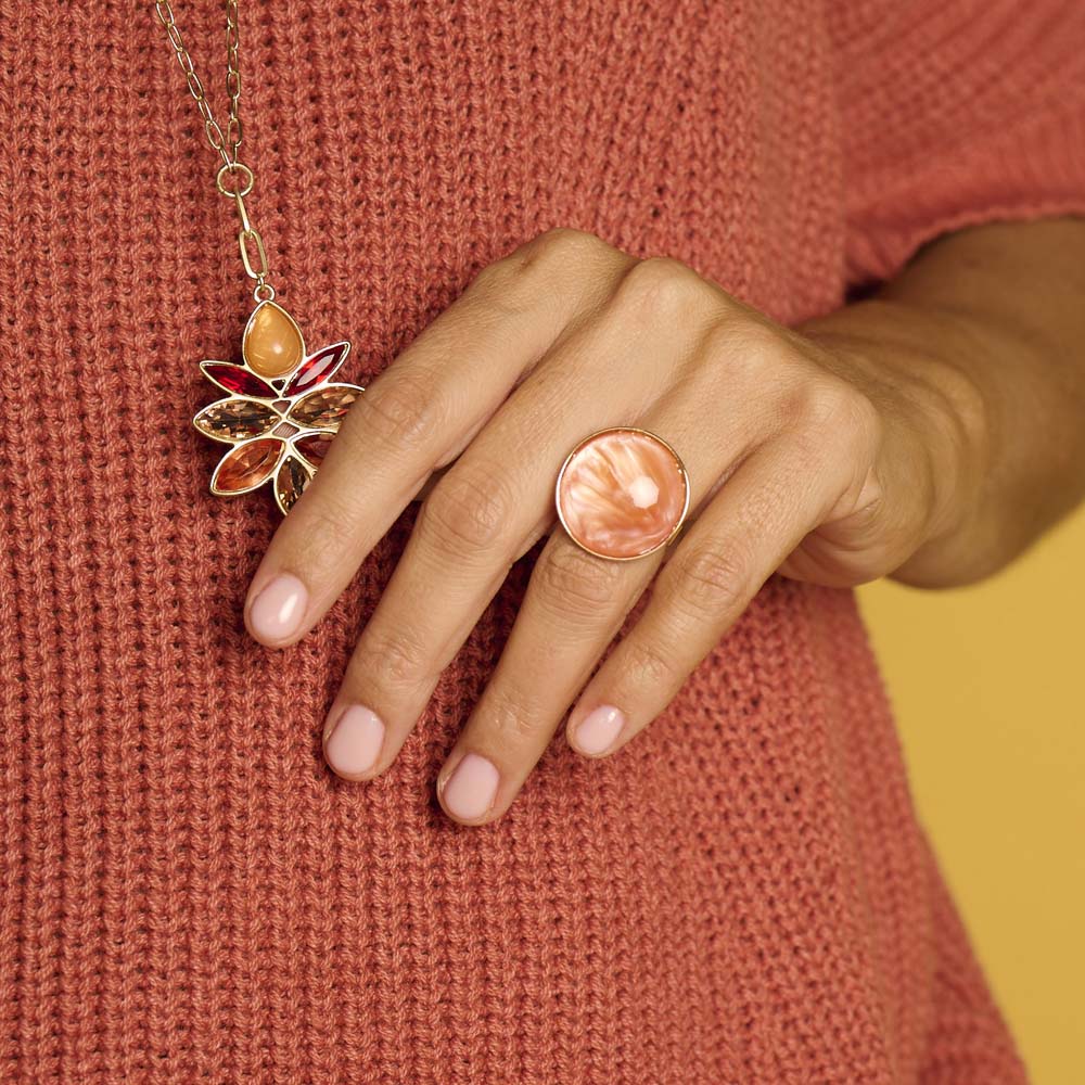 Halsketting - Xelena Oranje