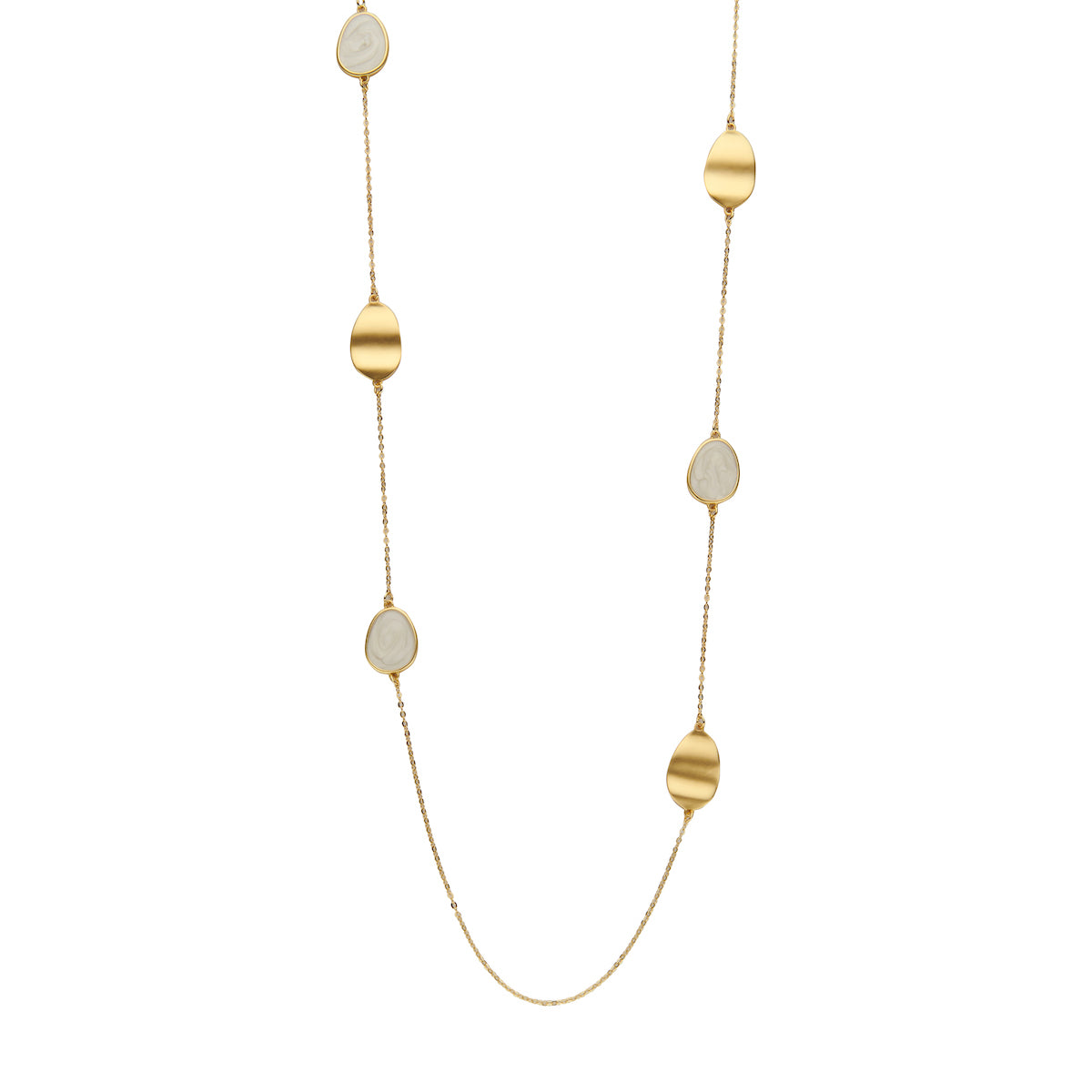 Halsketting - Ximonlang Ecru