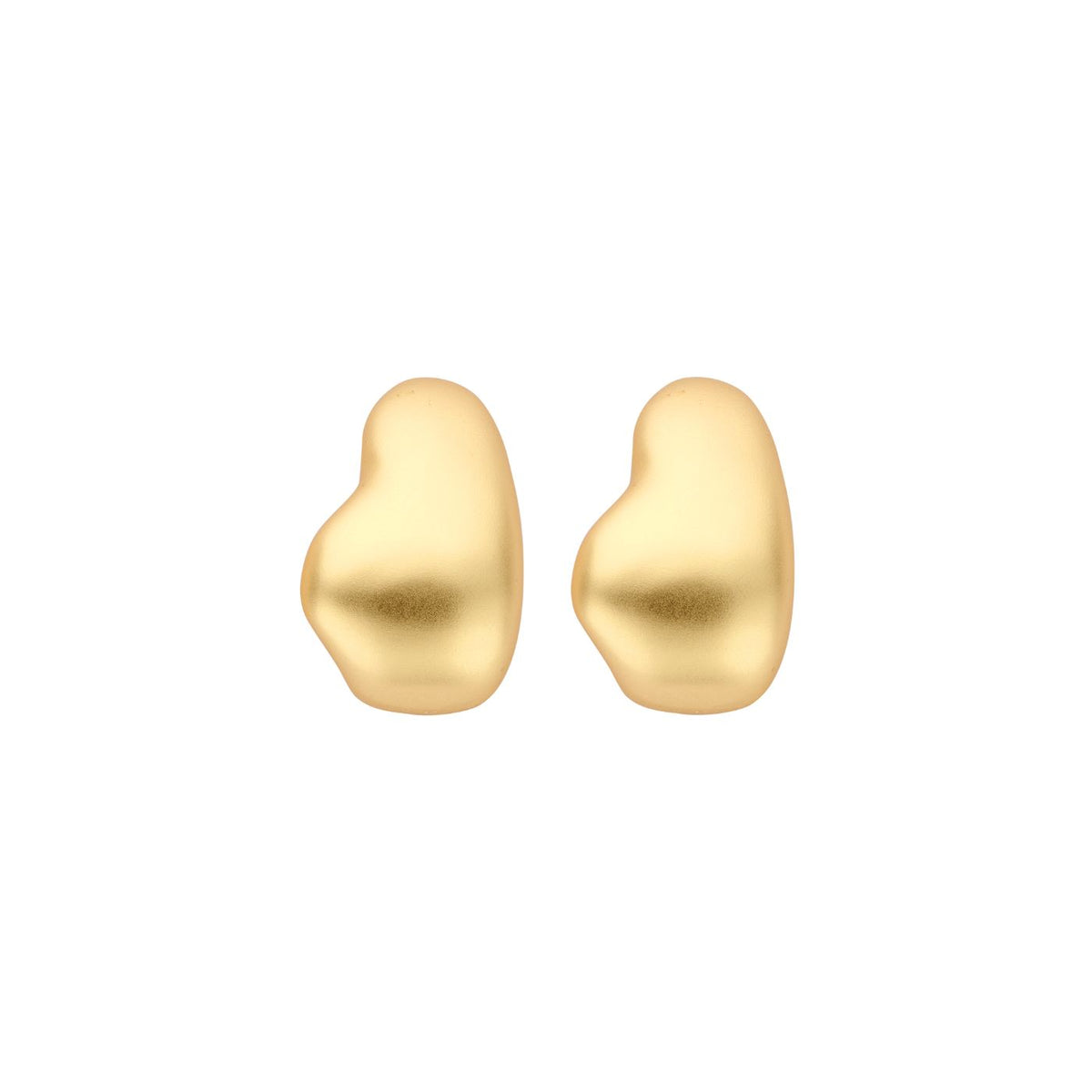 Boucles D'Oreilles - Xob60 Oorbellen Goudkleurig Mat