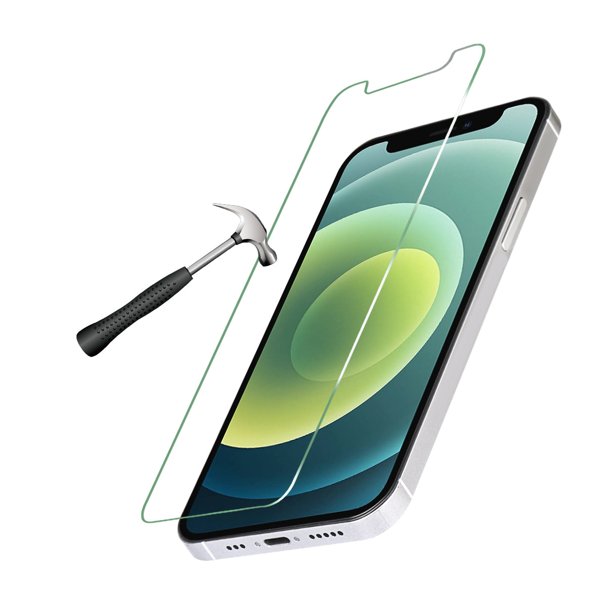 Gehard Glas 5D Voor Iphone 12/12Pro - Transparant
