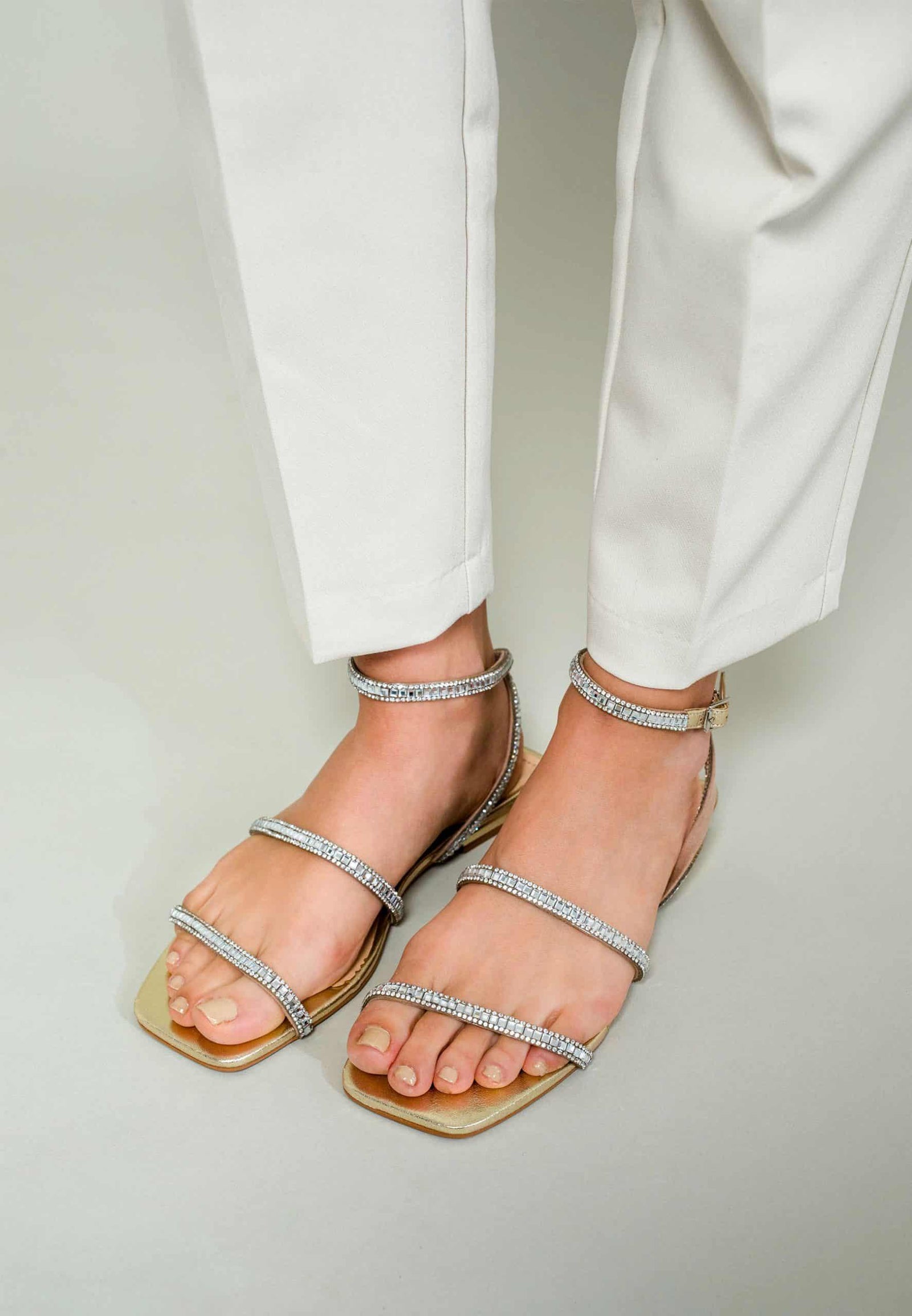 Aroeira Zomersandalen met Bandjes - Mangará - Gouden