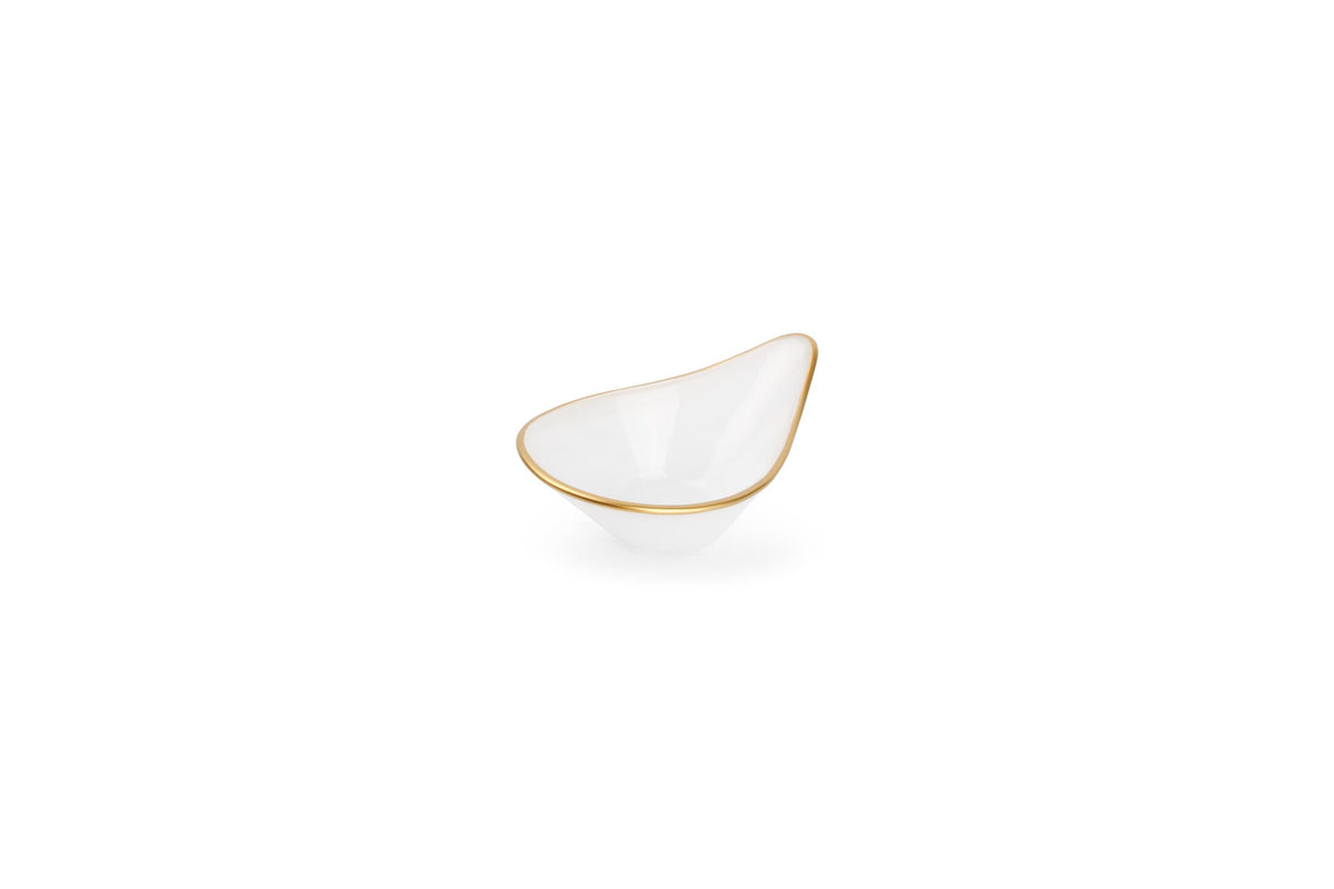 S&P - Glint Kom 12xH5cm glas wit Glint - 1 SET - 6 stuks