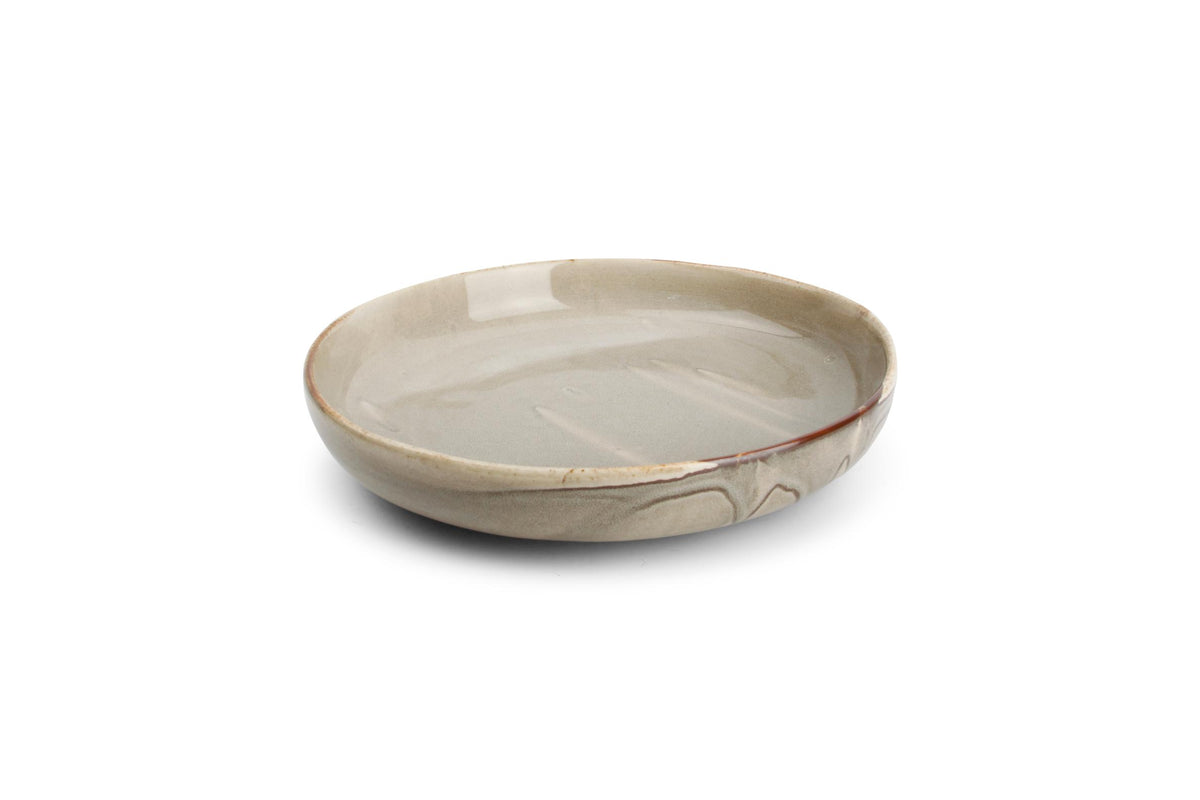 S&P - Studio Urban Assiette creuse 22xH4cm concrete Studio Urban - 1 SET - 4 pièces