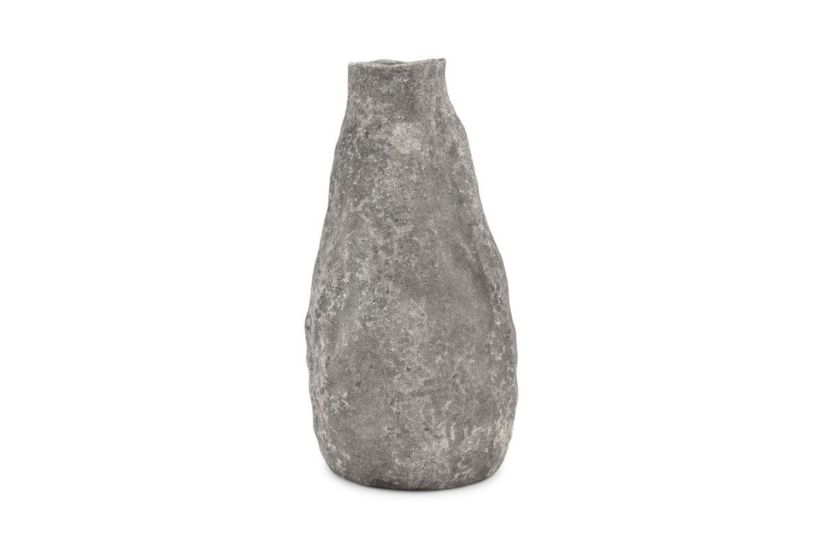 S&P - Vaas 17xH33,5cm antraciet Cave