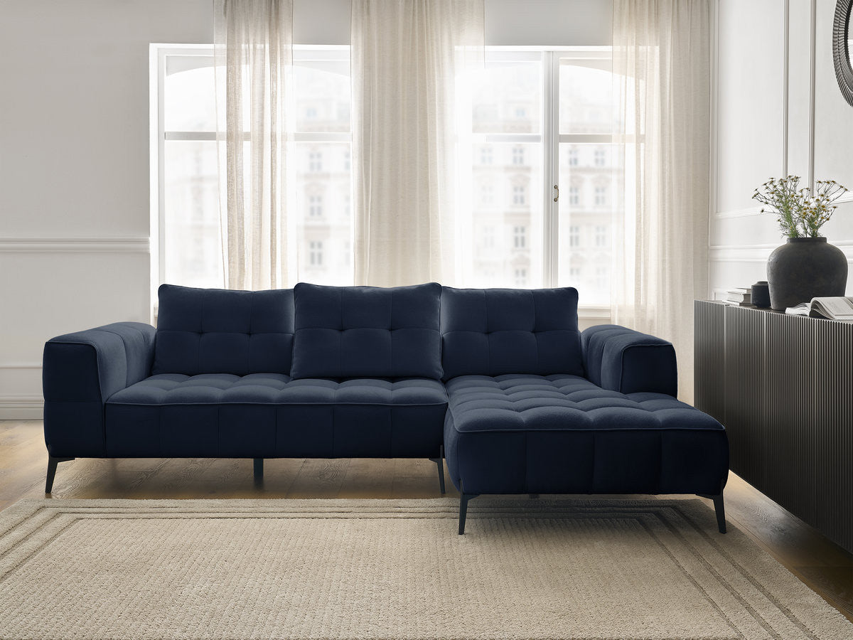 Vaste hoekbank ANIS met textuurstof