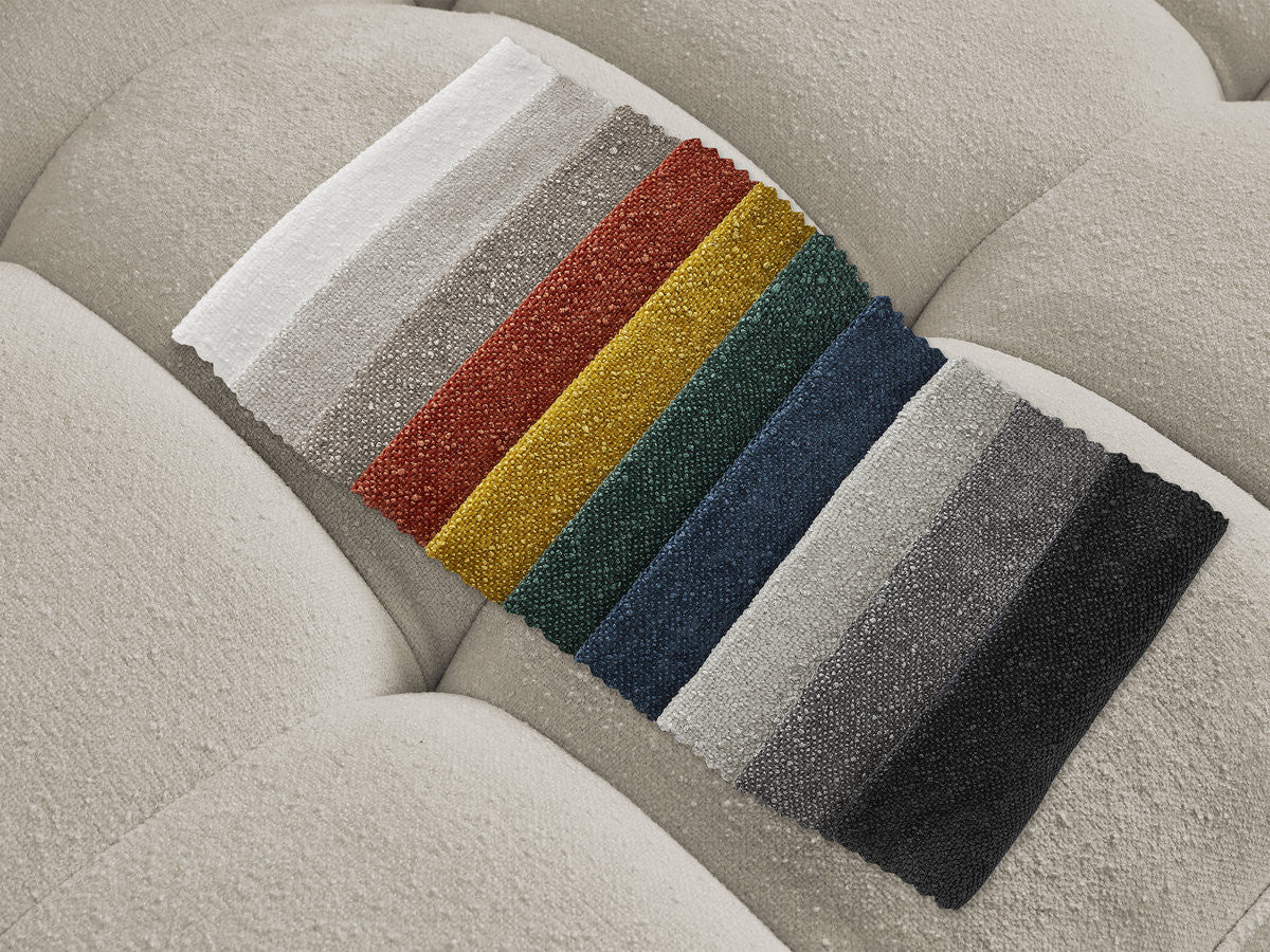 Vaste hoekbank ANIS met textuurstof