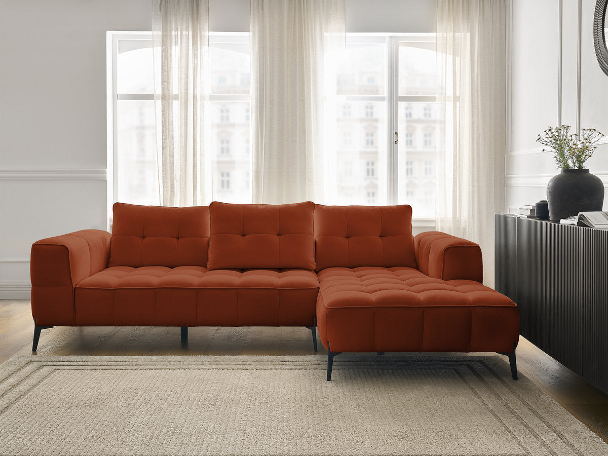 Vaste hoekbank ANIS met textuurstof