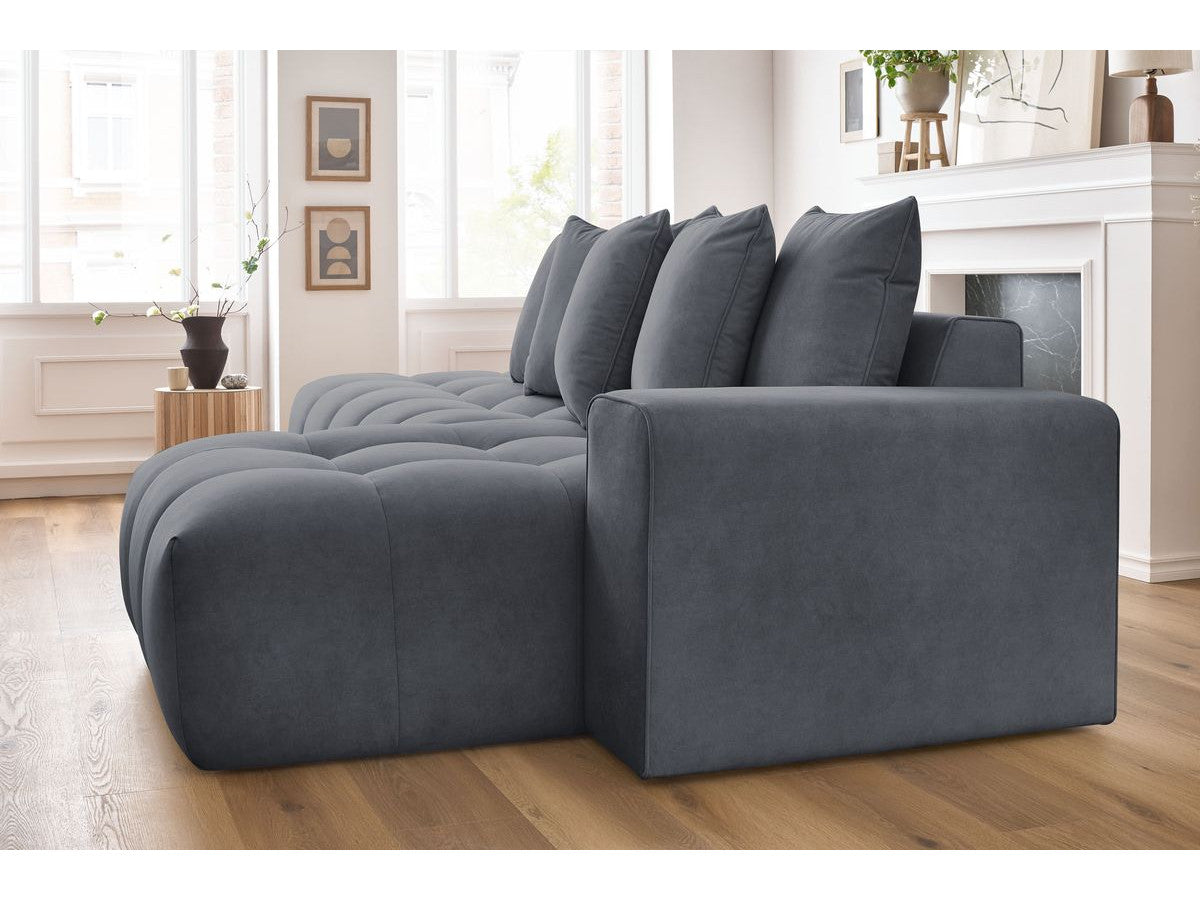 Vaste hoekbank MONT-BLANC fluweel