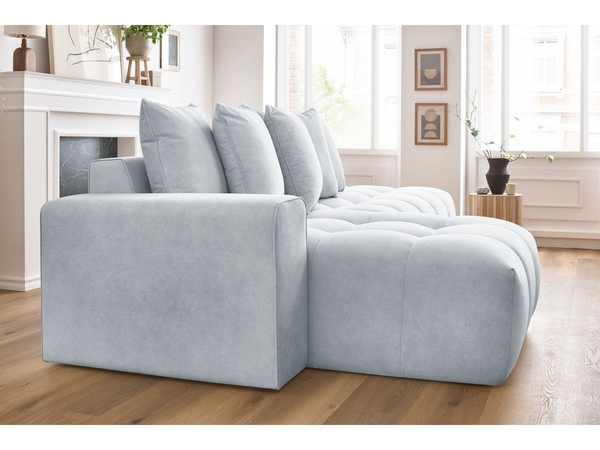 Vaste hoekbank MONT-BLANC fluweel