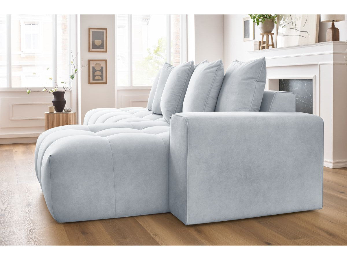 Vaste hoekbank MONT-BLANC fluweel