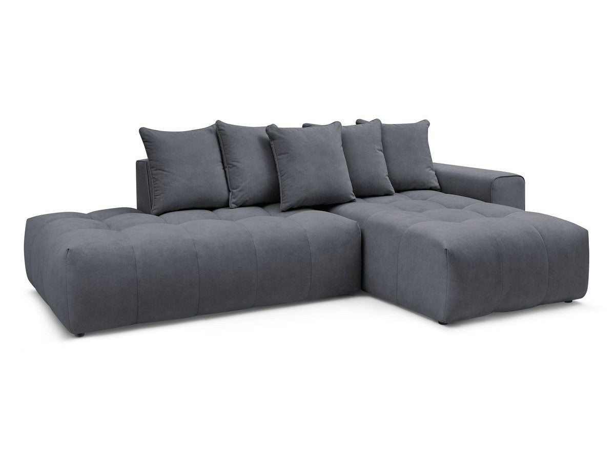 Vaste hoekbank MONT-BLANC fluweel