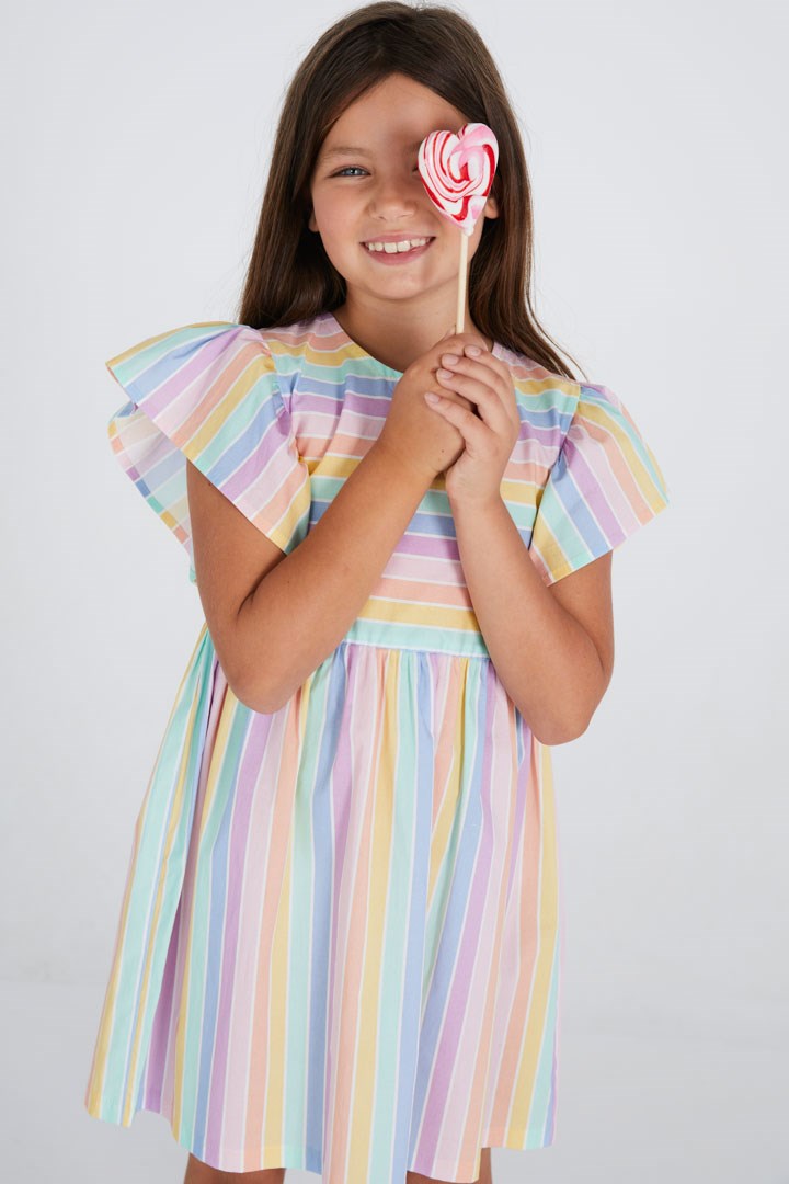 Dress Charlie - Multicol Striped