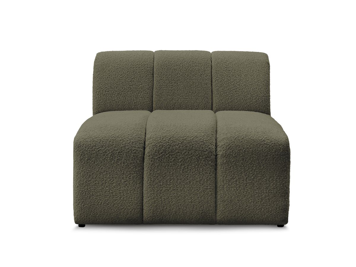 Chauffeuse 1 place pour canapé modulable ANNECY tissu bouclette