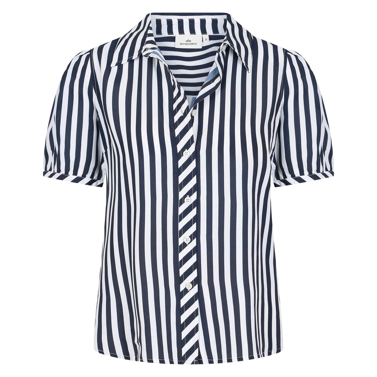 Hv Society - Femme - Blouse - Blauw