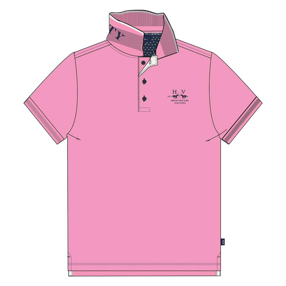 Hv Society - Poloshirts - Begonia Pink