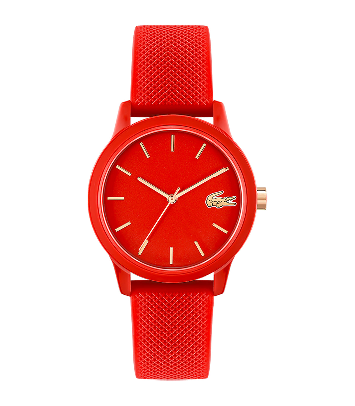 Lacoste - Sport Inspired - Vrouw - Rode Armband - Rode Wijzerplaat - Rode Kast