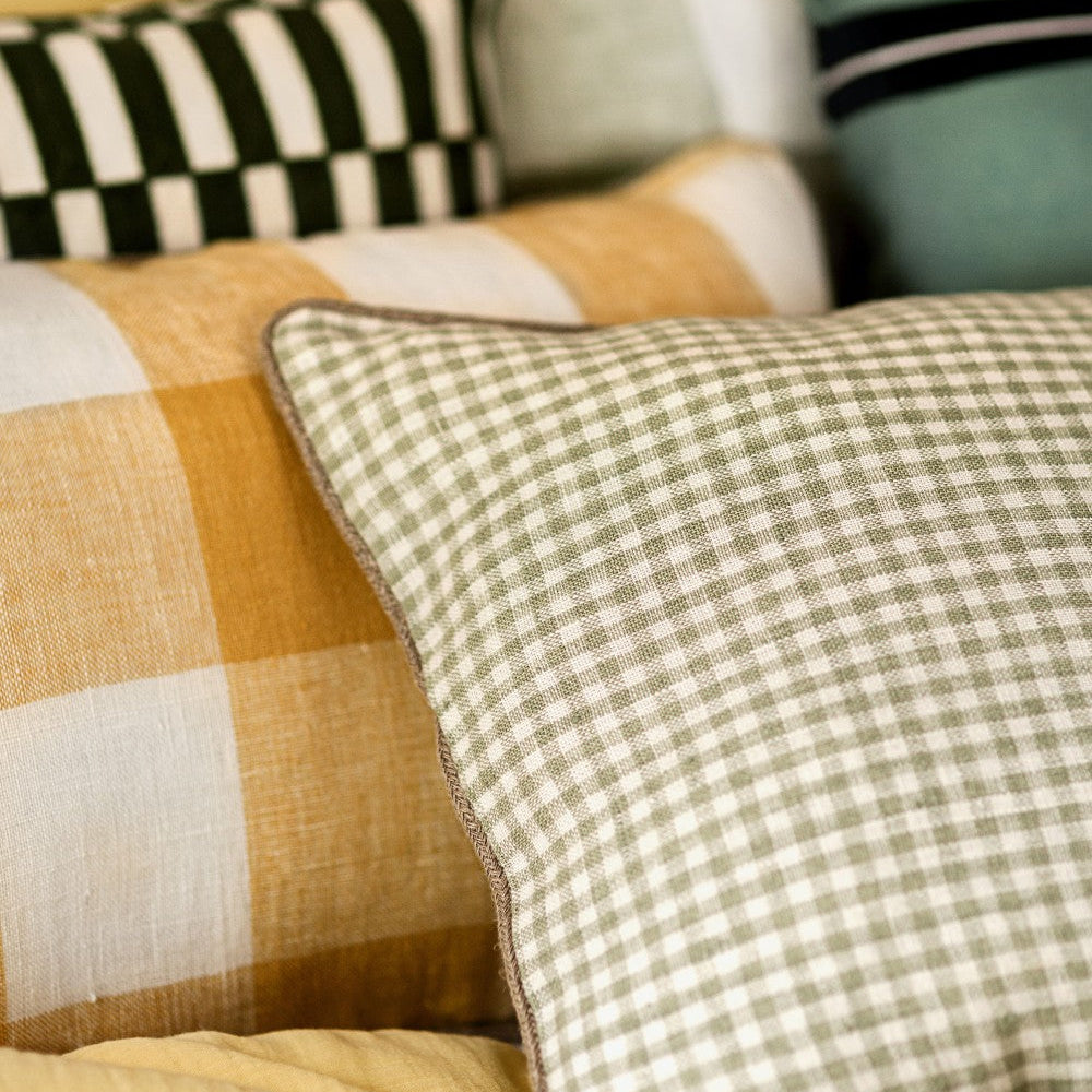 Housse De Coussin - Piana En Lin Tissé - Amande