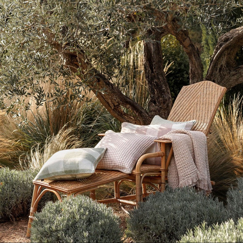 Housse De Coussin - Piana En Lin Tissé - Petale