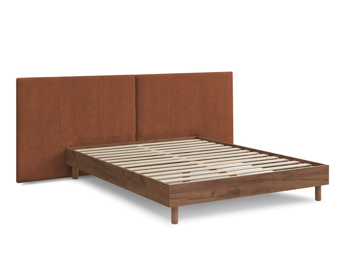 Licht houten ALTIRA bed met massieve latten