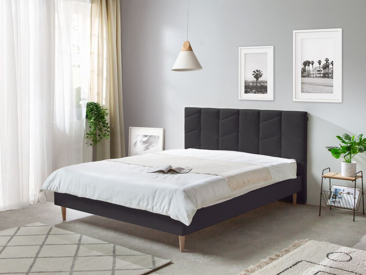 BELLEVILLE bed met massieve latten
