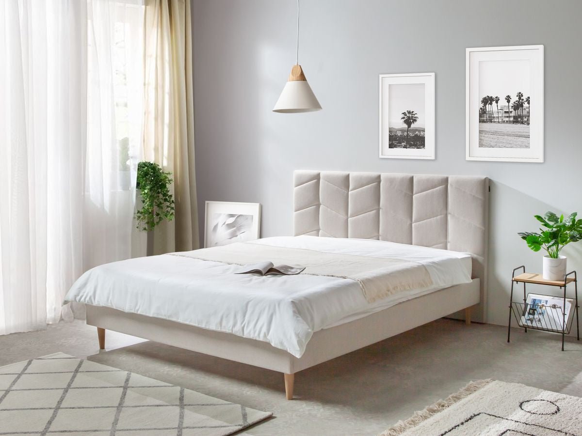 BELLEVILLE bed met massieve latten