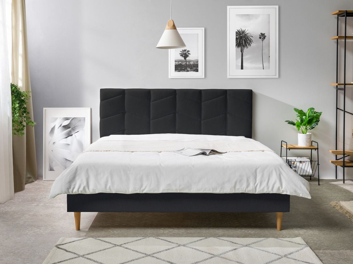 BELLEVILLE bed met massieve latten