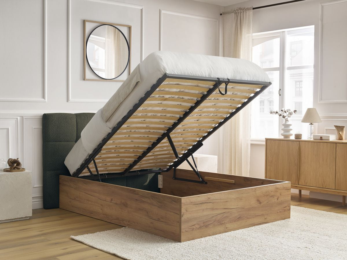 KUMO opbergbed bouclé stof