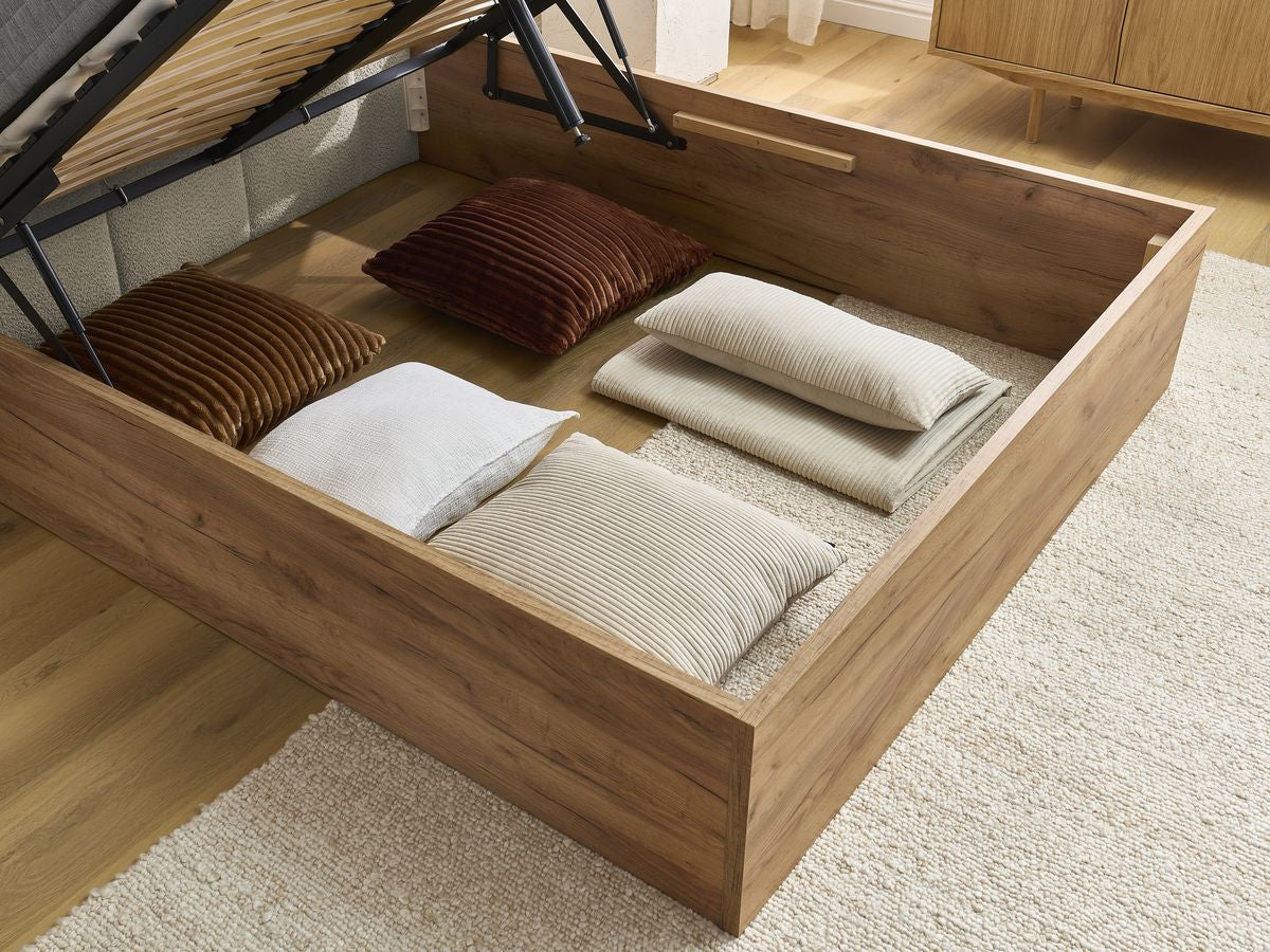 KUMO opbergbed bouclé stof