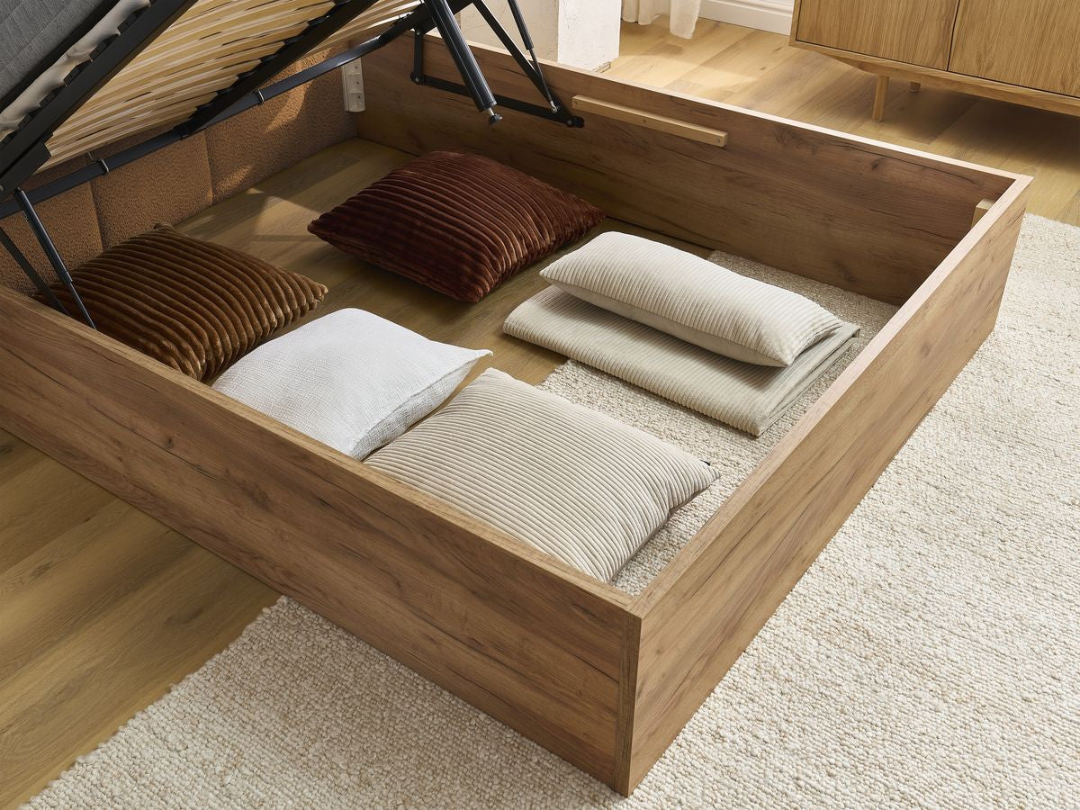 KUMO opbergbed bouclé stof