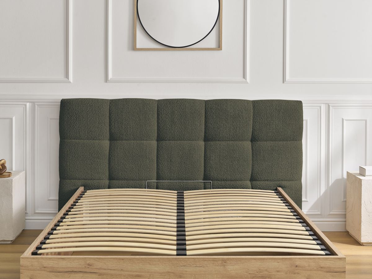 KUMO opbergbed bouclé stof