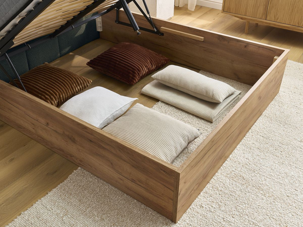 KUMO opbergbed bouclé stof