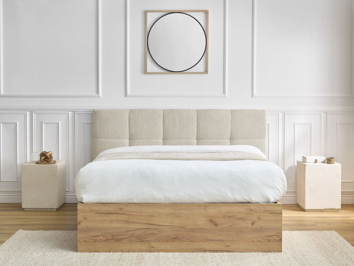 KUMO opbergbed bouclé stof