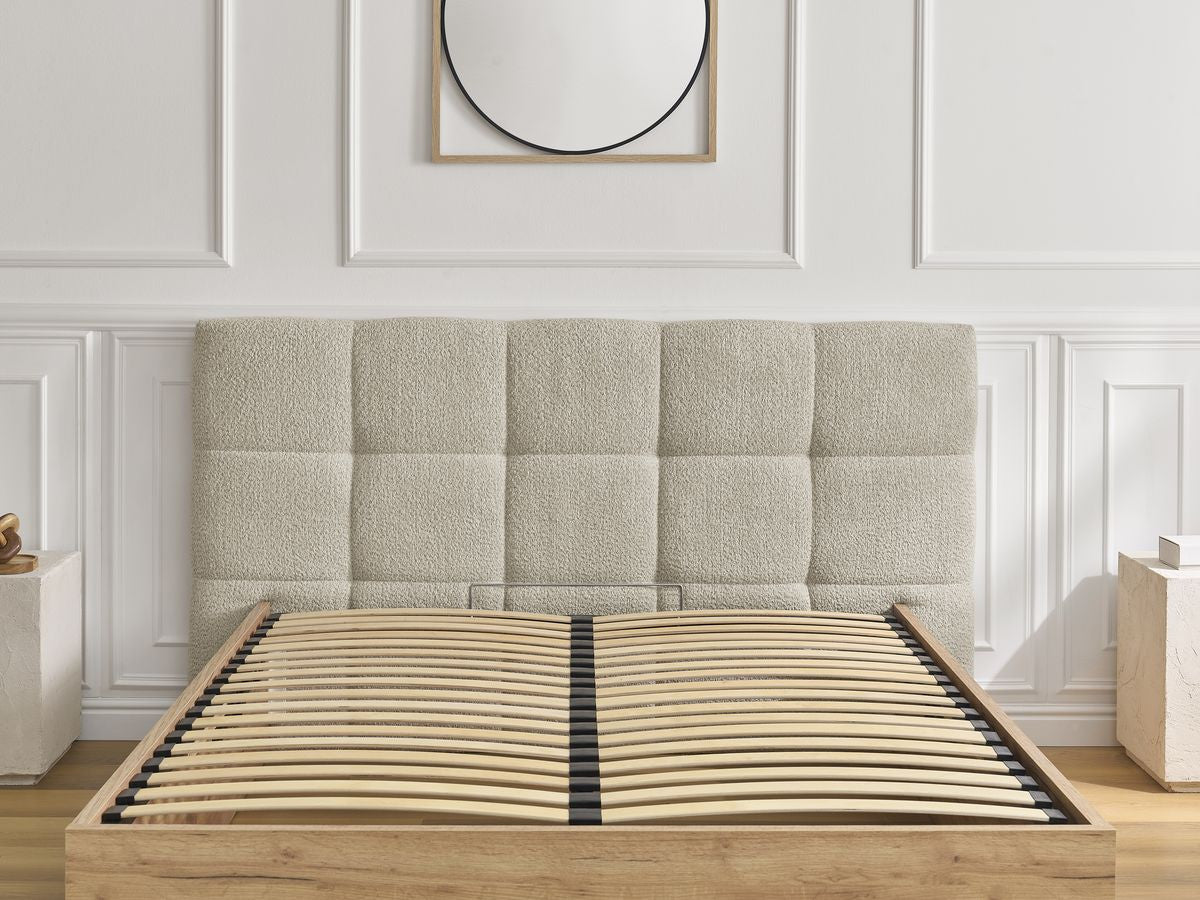 KUMO opbergbed bouclé stof