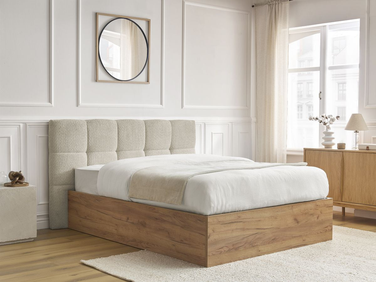 KUMO opbergbed bouclé stof