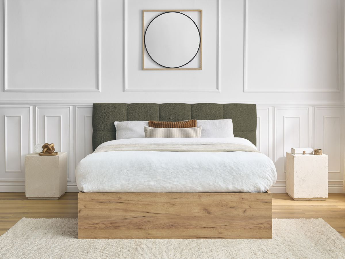 KUMO opbergbed bouclé stof