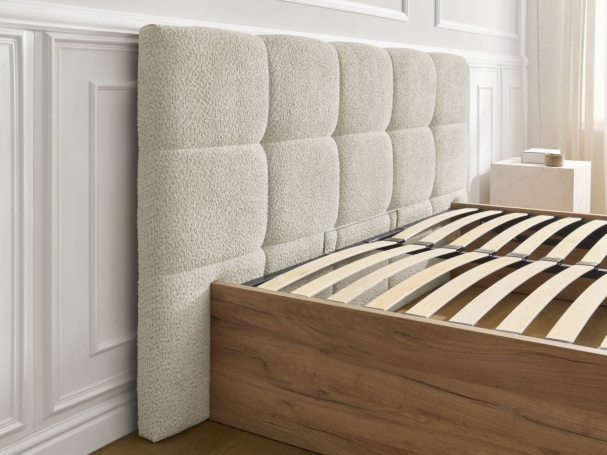KUMO opbergbed bouclé stof