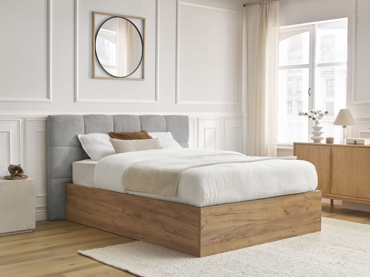 KUMO opbergbed bouclé stof