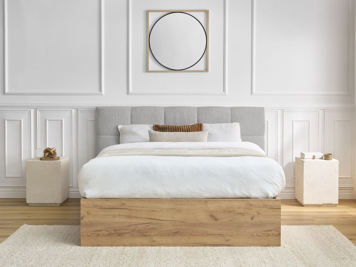 KUMO opbergbed bouclé stof