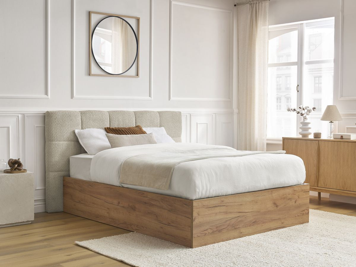 KUMO opbergbed bouclé stof