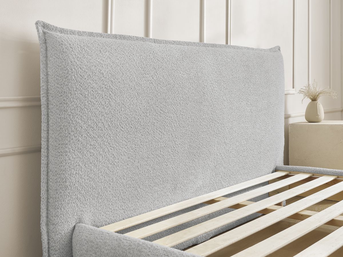 IMERI bed badstof met massieve latten