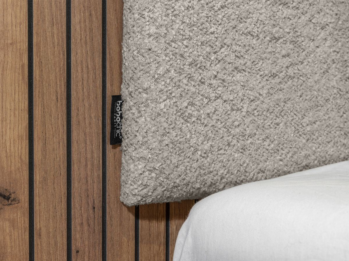 LIOR bed massief lattenbodem poten van natuurlijk hout