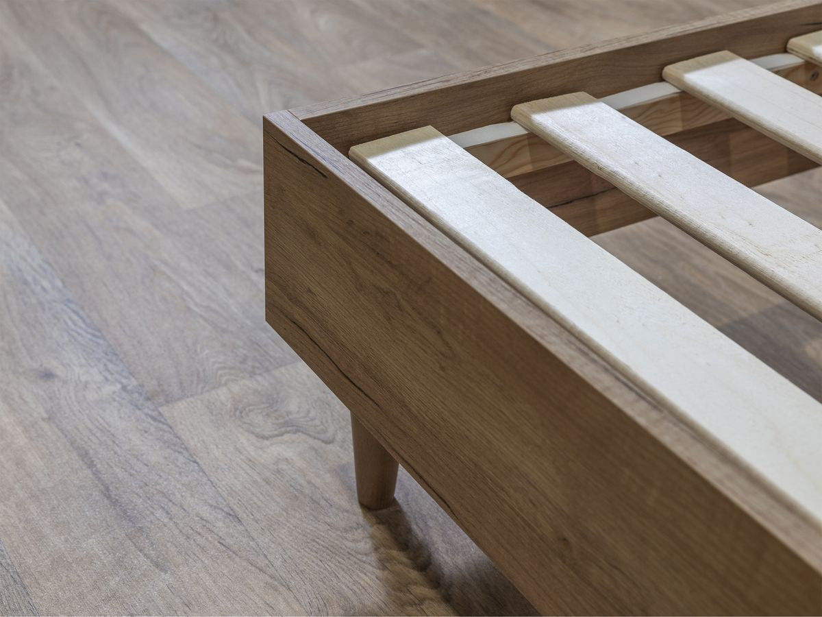 OCEANE bed met massieve lattenbodem
