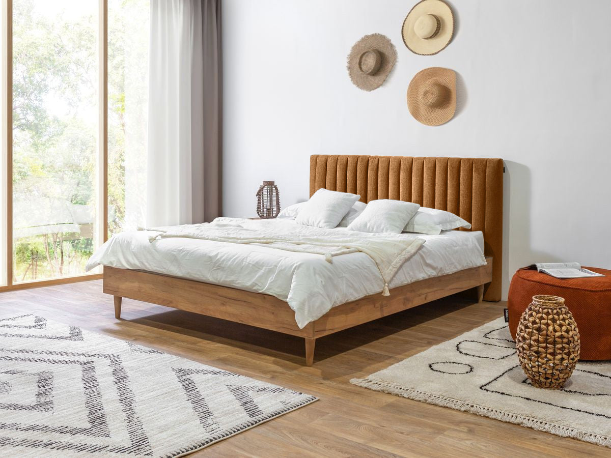 OCEANE bed met massieve lattenbodem