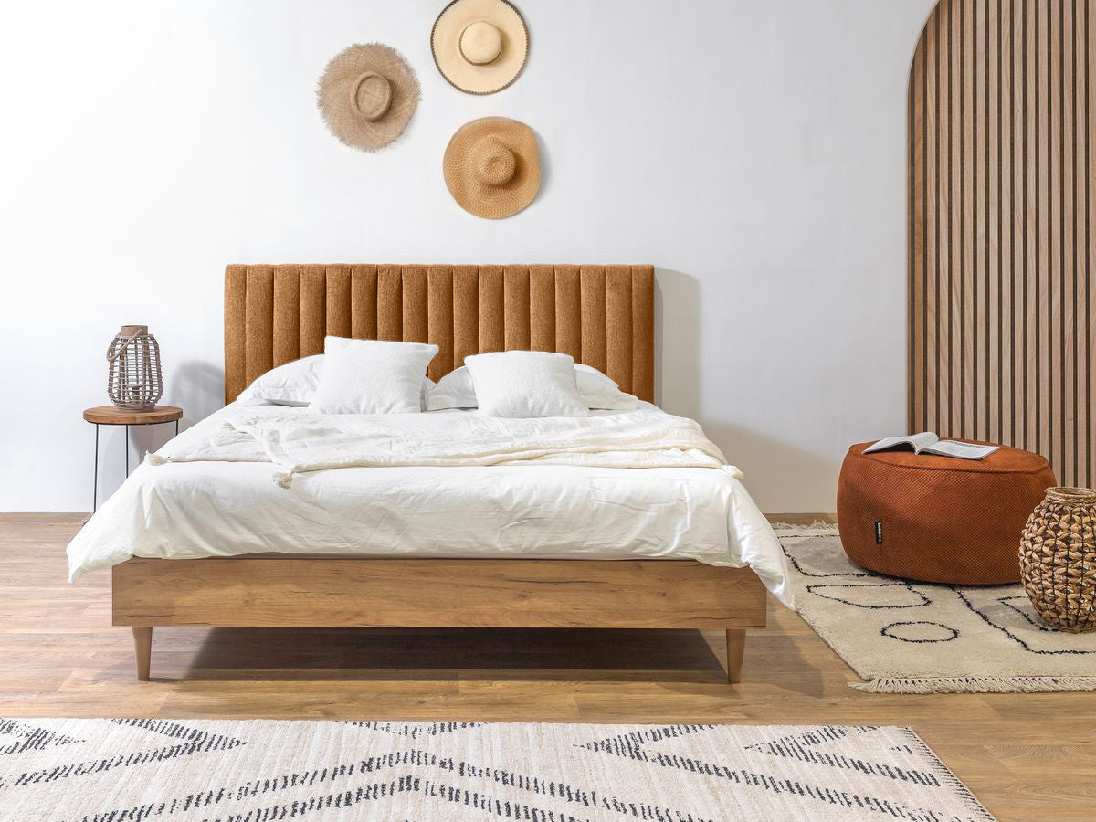 OCEANE bed met massieve lattenbodem