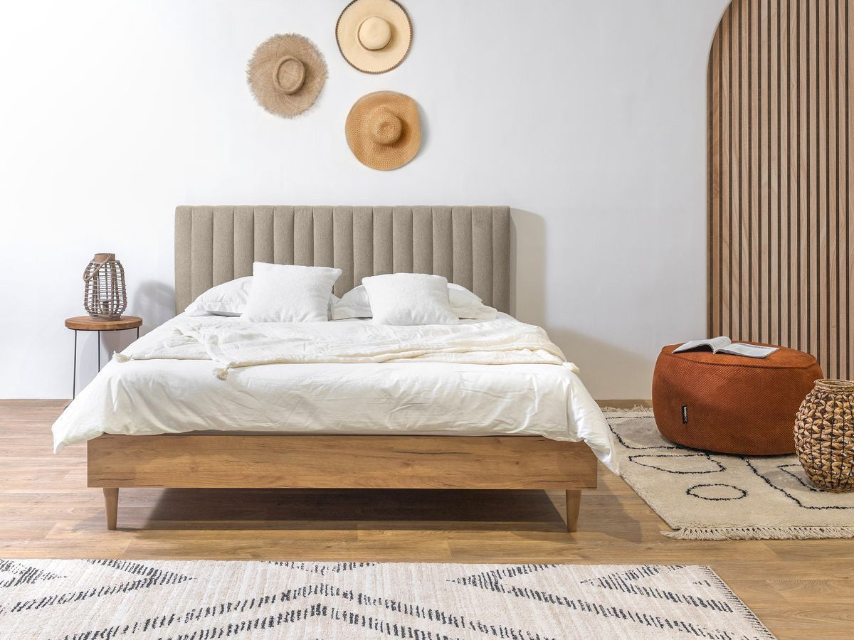 OCEANE bed met massieve lattenbodem