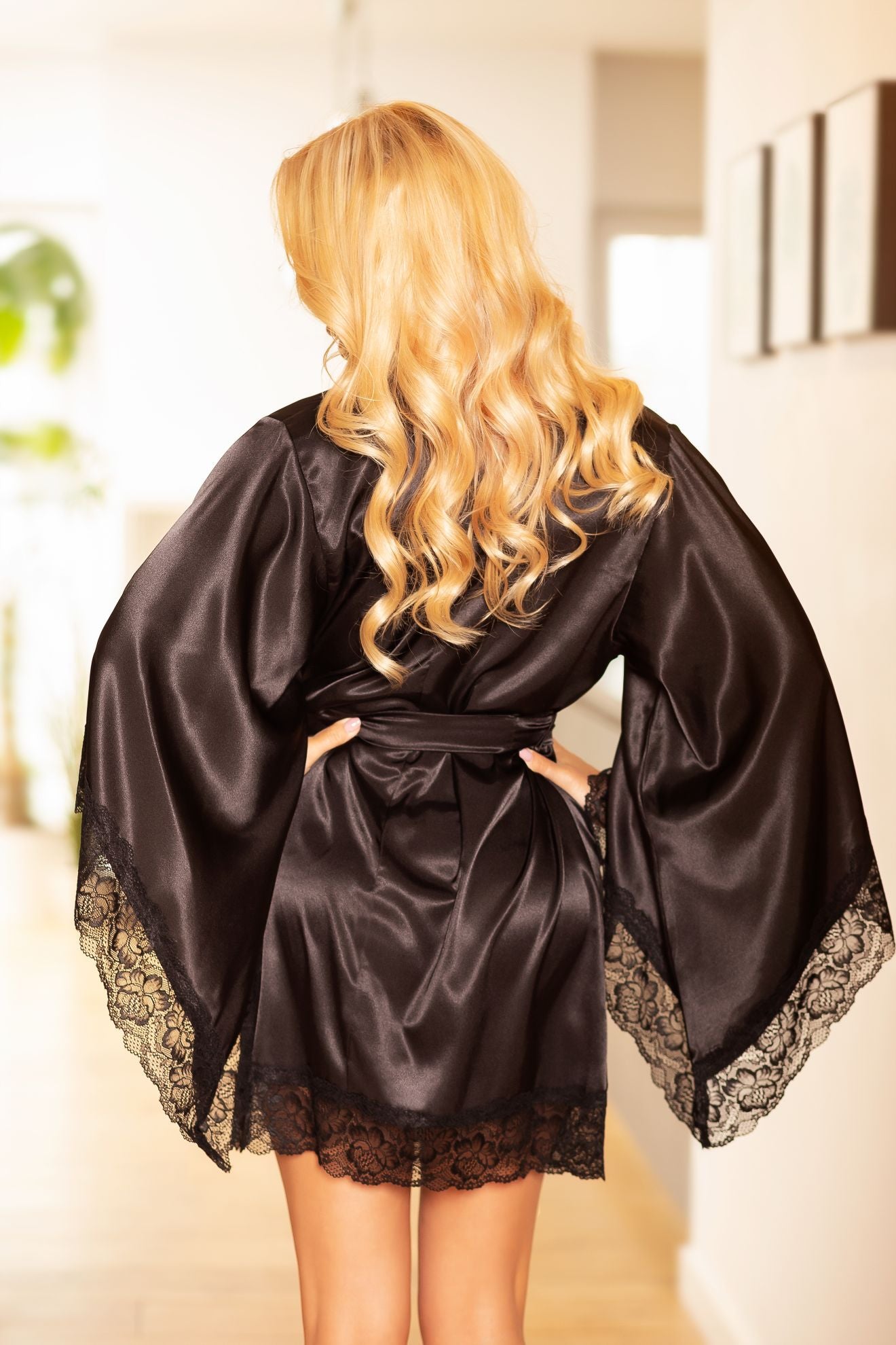 Badjas Kimono - Mahe - Black