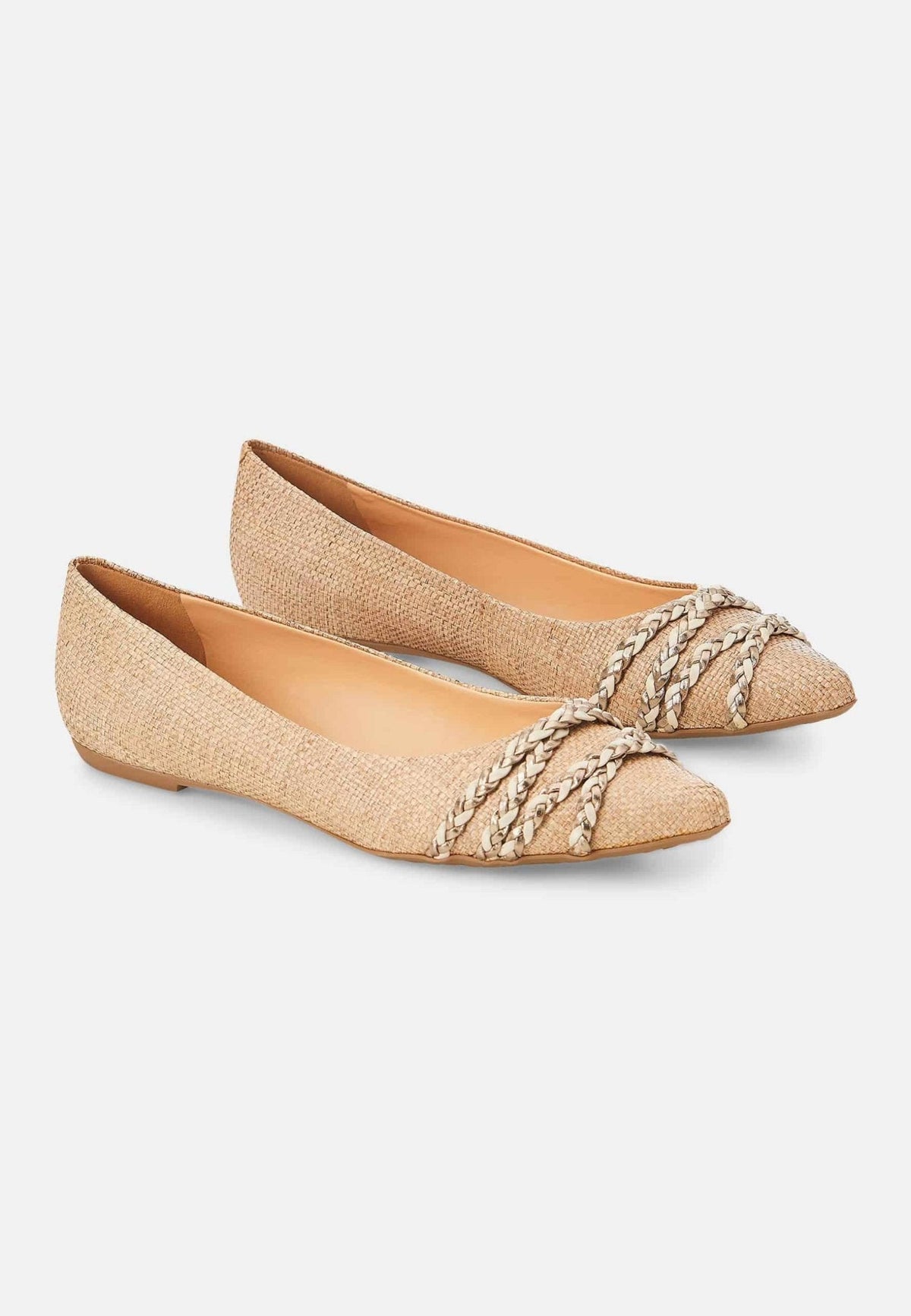 Mangará Guarandi Beige Ballerina's - Elegant Comfort voor Vrouwen - Beige